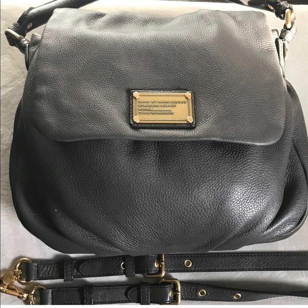 Mark Jacobs Leather Bag Grey